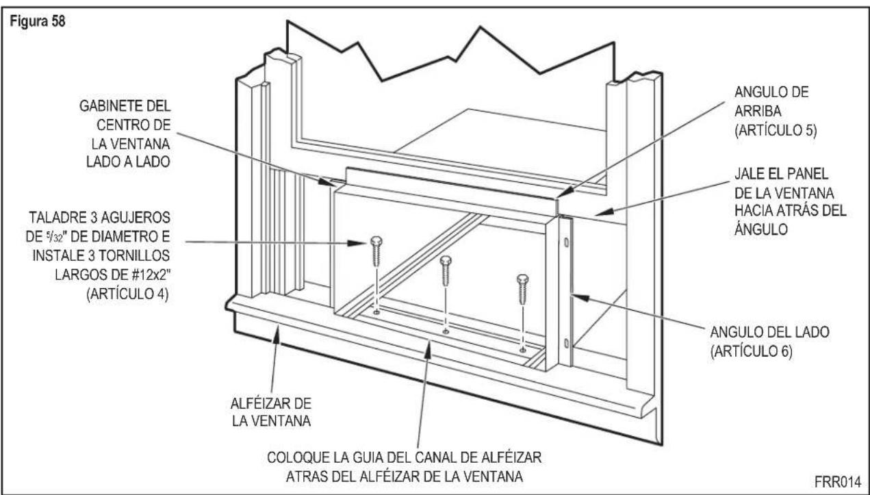 Friedrich KCM21A30A - Instalación de Ventanas Estándar continuado - 2