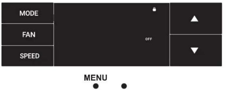 MODE FAN SPEED OFF MENU