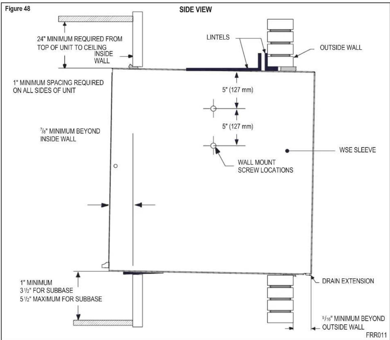 Friedrich WCT12A10B - Wall Preparation - 1