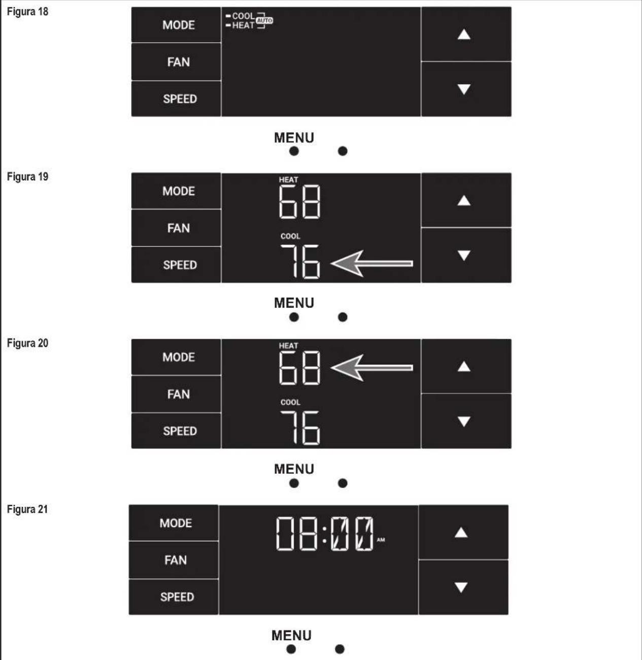 Friedrich WCT12A10B - El menu TM (continuación) - 1
