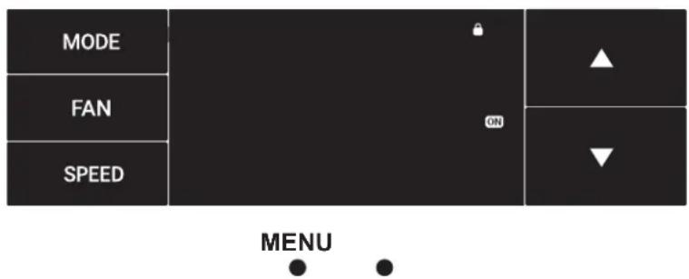 Friedrich WCT12A10B - Le menu Lock - 3