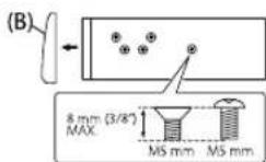 KENWOOD KDCBT782HD - Installing the unit (without mounting sleeve) - 1