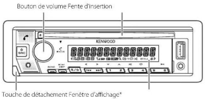 KENWOOD KDCBT782HD - Façade - 1