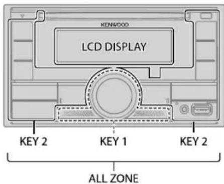 KENWOOD DPX505BT - Réglages d'affichage - 1