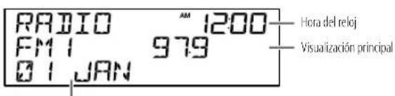 KENWOOD DPX505BT - Cambiar la informacion en pantalla - 1