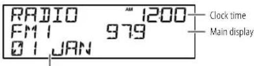 KENWOOD DPX505BT - Change the display information - 1