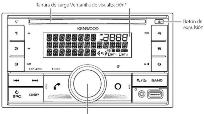 KENWOOD DPX505BT - Placa frontal - 1