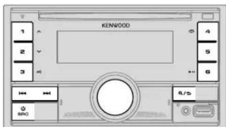 KENWOOD DPX505BT - Basic operations - 1