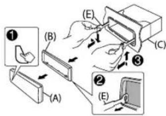 KENWOOD KDCX305 - Desmontaje de la unidad - 1