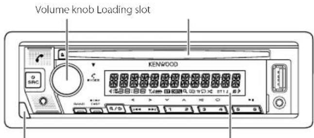 KENWOOD KDCX305 - Faceplate - 1