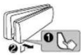 KENWOOD KMMX705 - Faceplate - 3