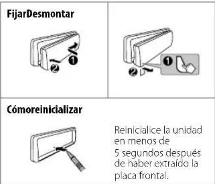 KENWOOD KMMX705 - Placa frontal - 2