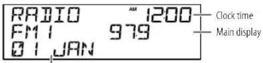 KENWOOD DPX305MBT - Change the display information - 1