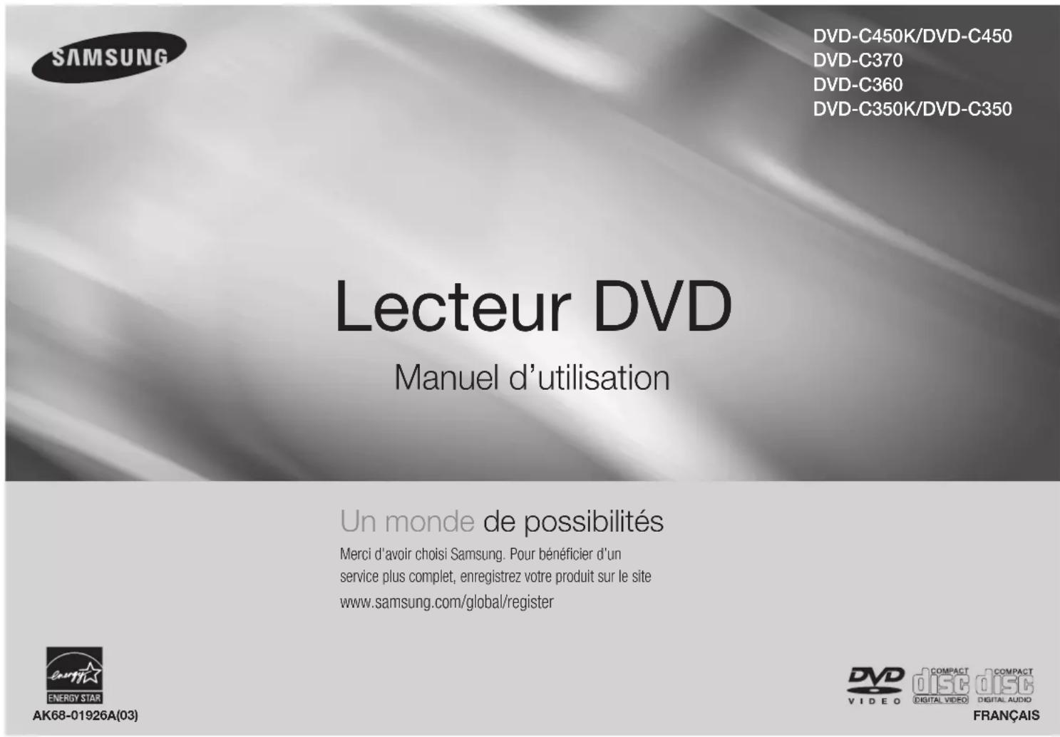 SAMSUNG DVDC370 - Specifications - 1