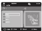 SAMSUNG DVDC370 - Menu Clips pour MP3/WMA/ JPEG/ MPEG4/CD Audio - 1