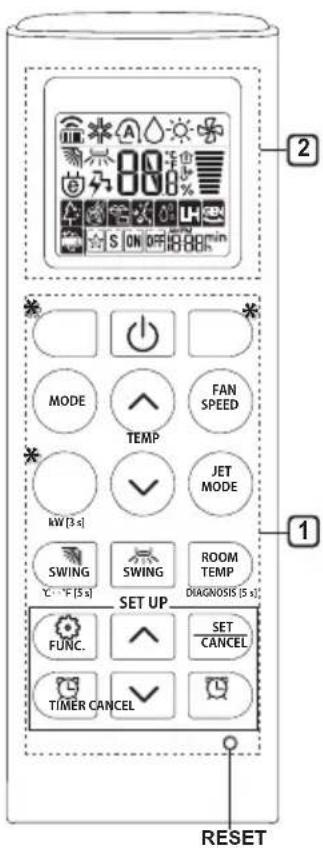 LG SC09EQ - Utilización del mando a distancia - 1