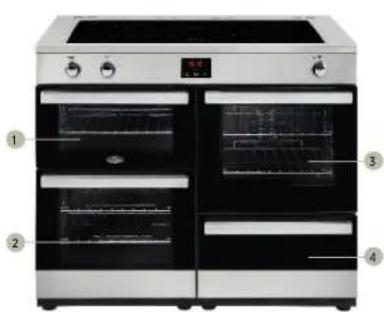 BELLING PKENS100EIBLK - cm, dessus induction avec fours electriques - 1