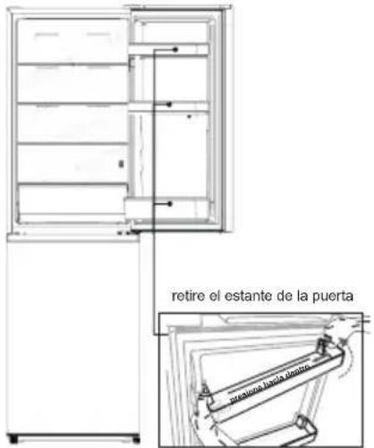 HISENSE RB329N4ACE - Tapa de la bisagra izquierda - 1