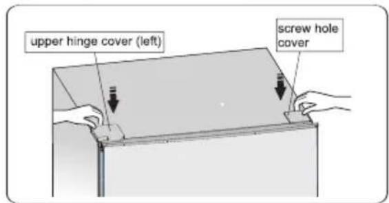 HISENSE RB329N4ACE - Reversing the door - 25