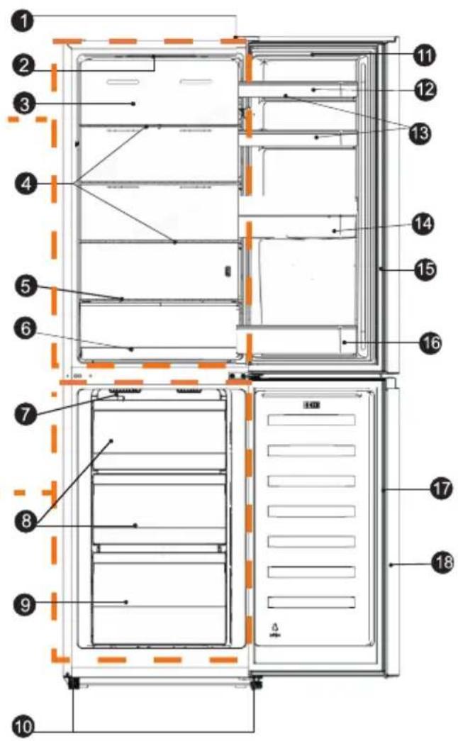 HISENSE RB329N4ACE - Vista del aparato - 1