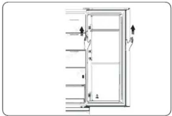 HISENSE RB329N4ACE - Het omkeren van de deur - 12
