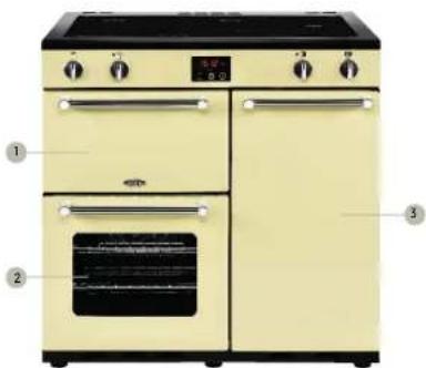 BELLING PKENS90EIBLK - cm, dessus gaz avec fours electriques - 4