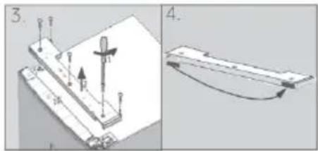 HAIER HTW7720ENPT - Szerelés lépései (lásd 10,9 kép): - 2