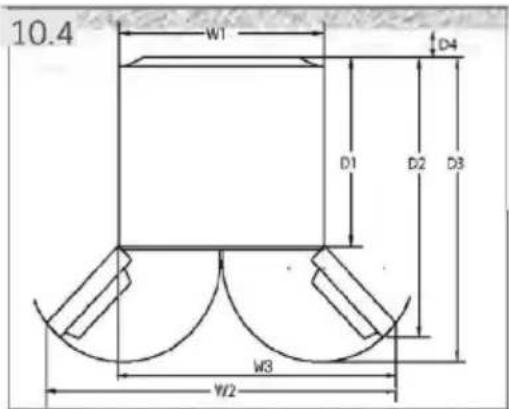 HAIER HTW7720ENPT - 10.5Lüftungsquerschnitt - 1