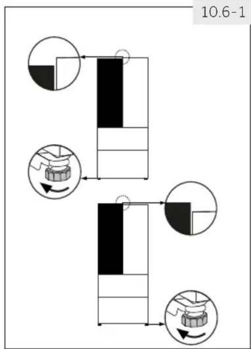 HAIER HTW7720ENPT - Usar o pé ajustável - 1