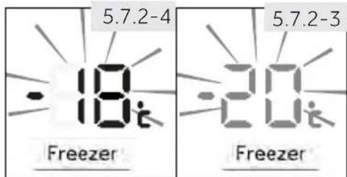 HAIER HTW7720ENPT - Nastaveni teploty pro mraznicku - 2
