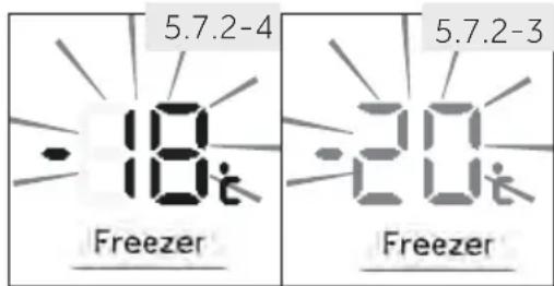 HAIER HTW7720ENPT - A Fagyasztószekrény hòmér sékletének beállitása - 1