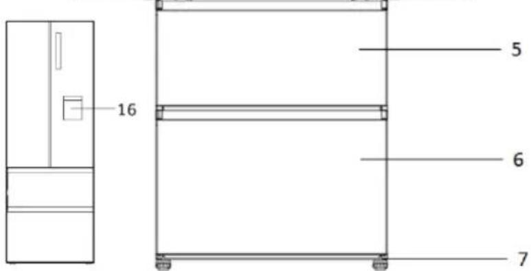 HAIER HTW7720ENPT - Obrázek spotřebiece (obr. 3) - 2