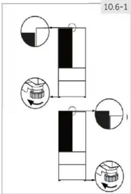 HAIER HTW7720ENPT - Using adjustable foot - 1