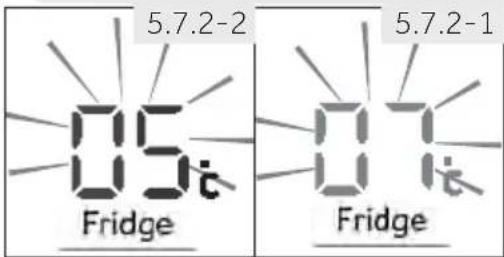 HAIER HTW7720ENPT - De temperatuur van de koelkast instellen - 1