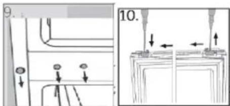 HAIER HTW7720ENPT - Montage stappen (Afb. 10.9): - 5