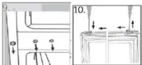 HAIER HTW7720ENPT - Fasi del montaggio (Fig. 10.9): - 5