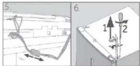 HAIER HTW7720ENPT - Szerelés lépései (lásd 10,9 kép): - 3