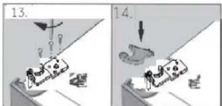 HAIER HTW7720ENPT - Aufstellungsschritte (Abb. 10.9): - 7