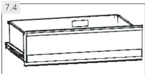 HAIER HTW7720ENPT - Zdejmowane polki na drzwiach - 1
