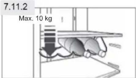 HAIER HTW7720ENPT - Összecsukható üvegrekesz - 1