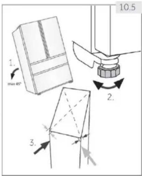 HAIER HTW7720ENPT - Aligning the appliance - 1