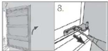 HAIER HTW7720ENPT - Szerelés lépései (lásd 10,9 kép): - 4