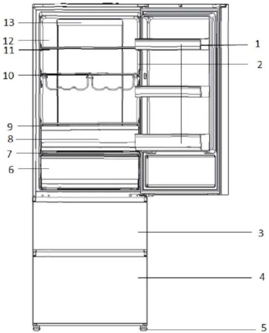HAIER HTW7720ENPT - Geräteabbildung (Abb. 3) - 2