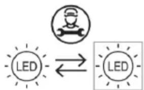 HAIER HTW7720ENPT - Wymiana lampek LED - 1