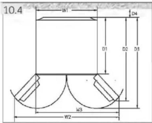 HAIER HTW7720ENPT - Spazio consigliato - 1