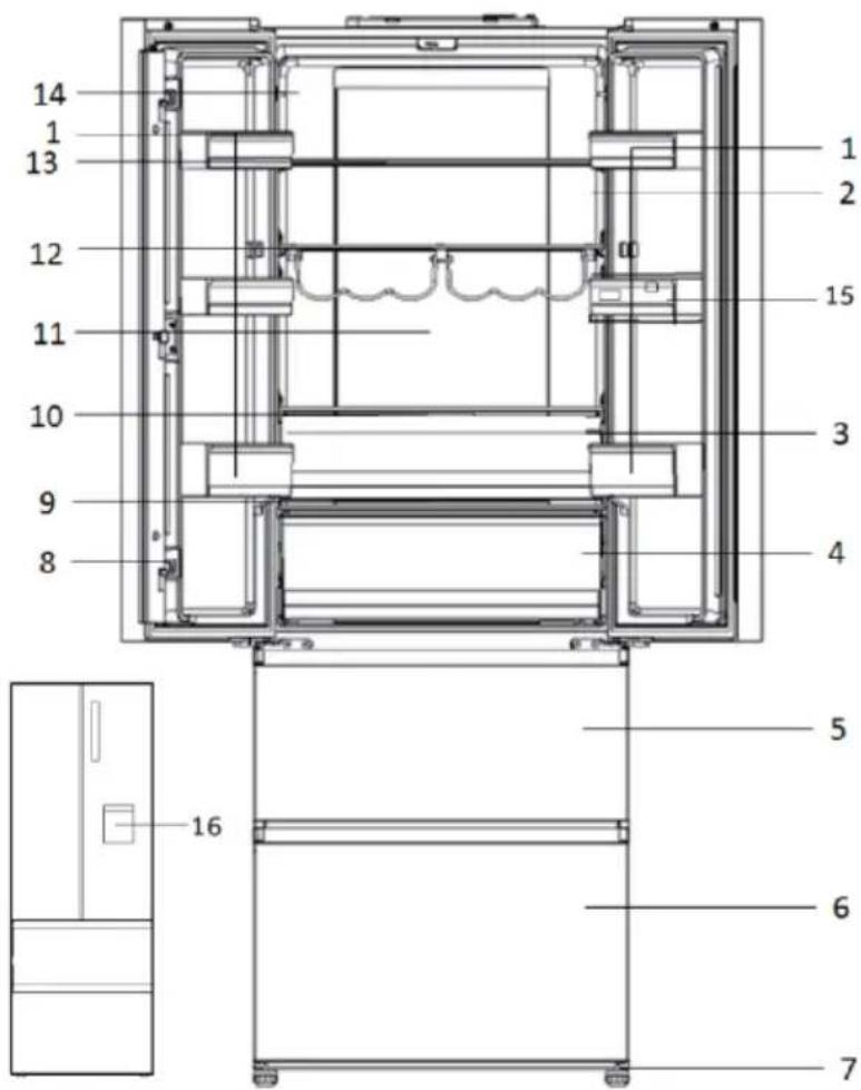 HAIER HTW7720ENPT - Kép a készülékröl (3. ábra) - 1