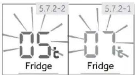 HAIER HTW7720ENPT - Adjust the temperature for fridge - 1