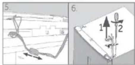 HAIER HTW7720ENPT - Kroky pri montázi (obr. 10.9): - 3