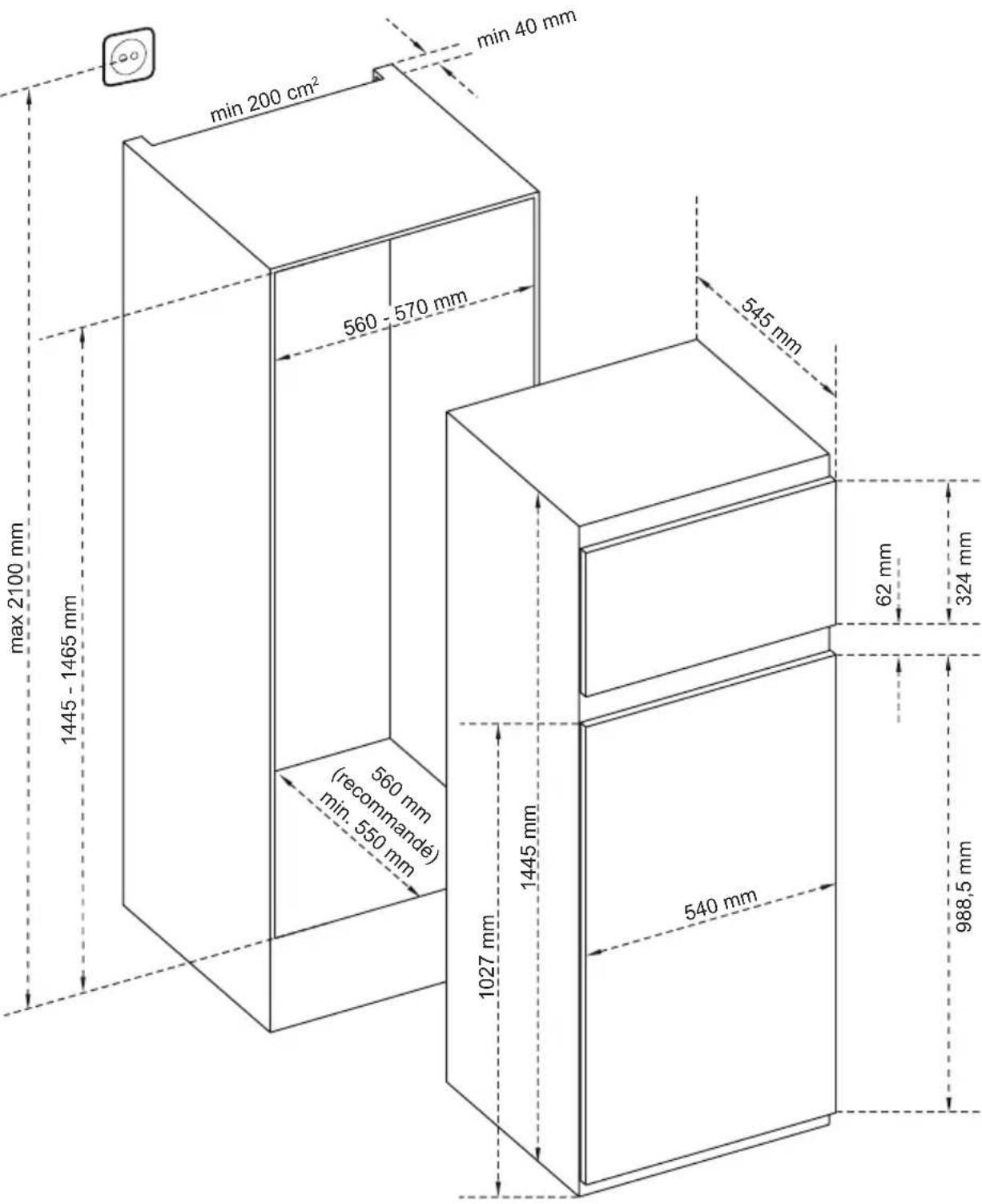 AIRLUX ARI1450 - Dimensions - 1
