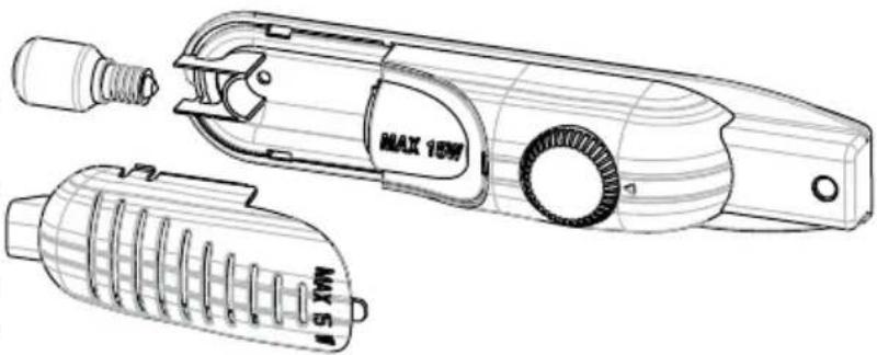 AIRLUX ARI88 - Replacing the Light bulb - 1